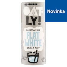Oatly! Barista Iced Flat White ovsený nápoj s kávou 235 ml