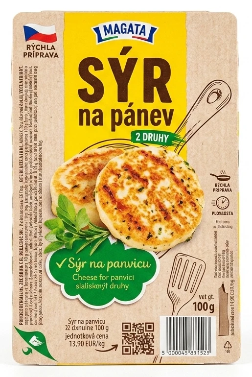 Syr na panvicu 2 druhy