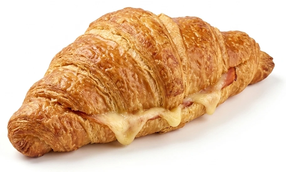 Croissant šunka, syr