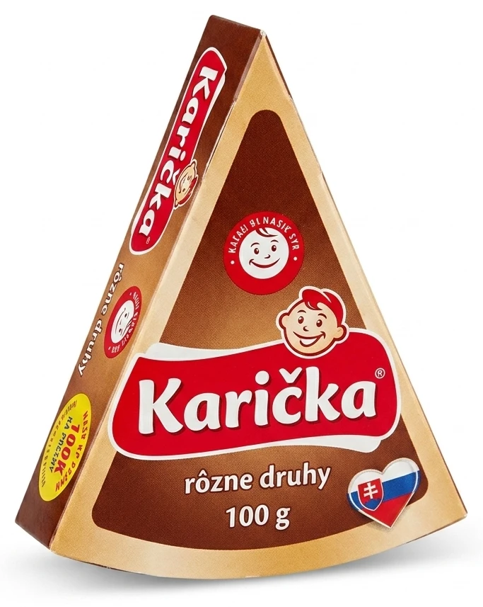 Tavený syr rôzne druhy