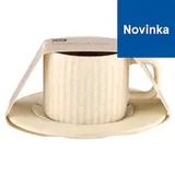 F&F Home Vienna Ribbed šálka s podšálkou