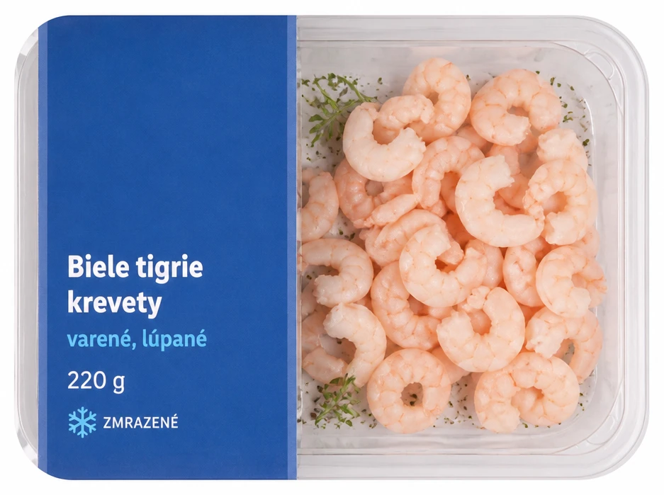 Biele tigrie krevety