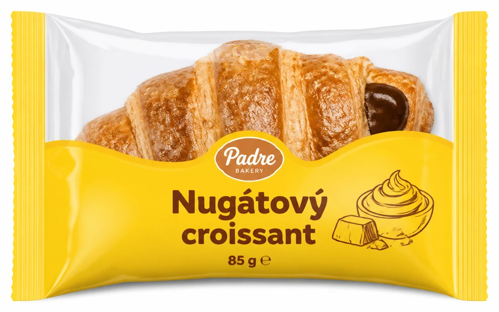 Nugátový croissant
