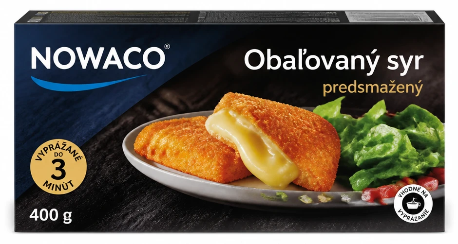 Obaľovaný syr predsmažený