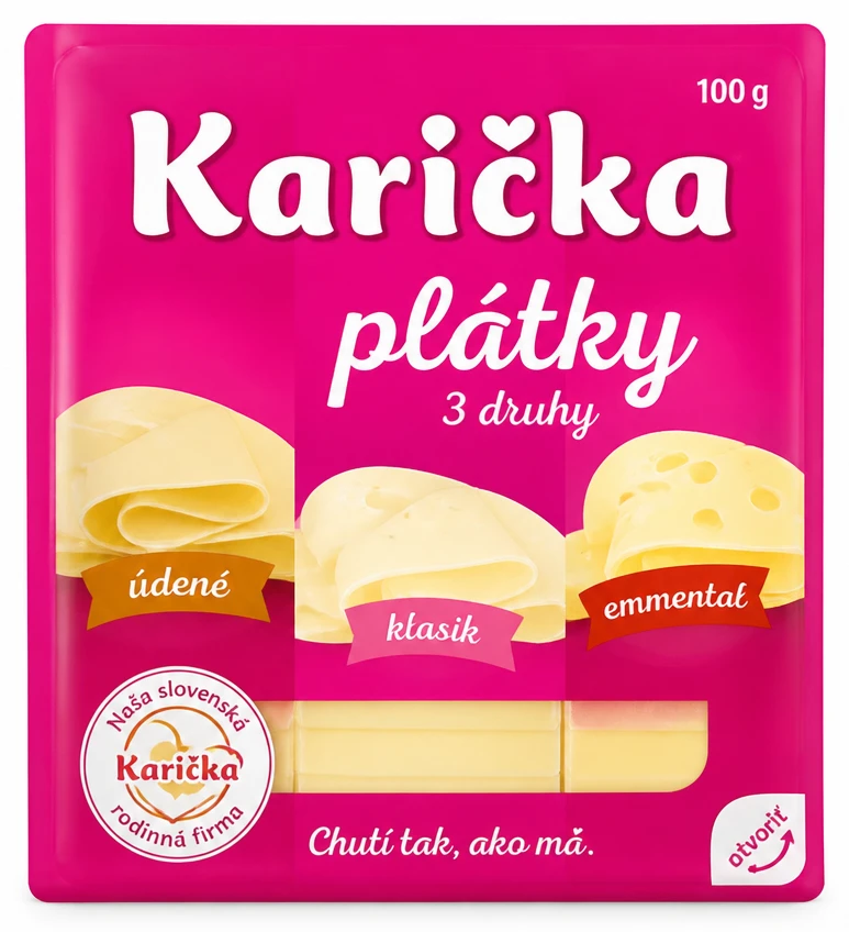 Karička plátky 3 druhy