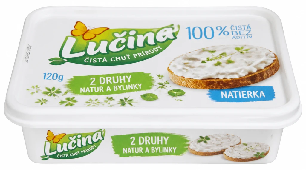 Lučina nátierka 2 druhy
