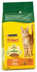 Friskies s kuraťom a zeleninou krmivo pre mačky