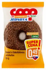 Donut s čokoládovou príchuťou