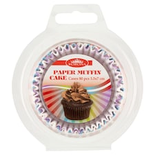 Korona Papier na pečenie pre mafiny 3,5 x 7 cm 80 ks