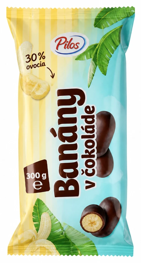 Banány v čokoláde
