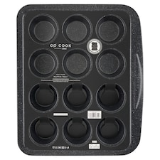 Go Cook Forma na 12 muffinov 37,5 x 31,5 cm