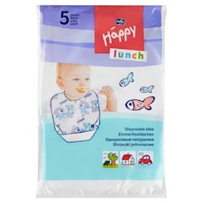 Bella Baby Happy Lunch jednorazové podbradníky 5 ks