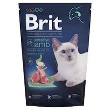 Brit Premium by Nature Cat Sensitive Lamb prémiové kompletné krmivo pre mačky 1,5 kg