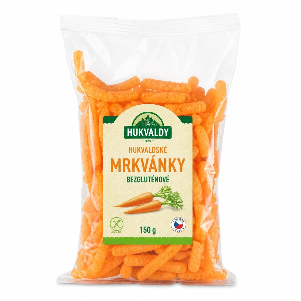 HUKVALDSKÉ MRKVÁNKY BEZGLUTÉNOVÉ 150G