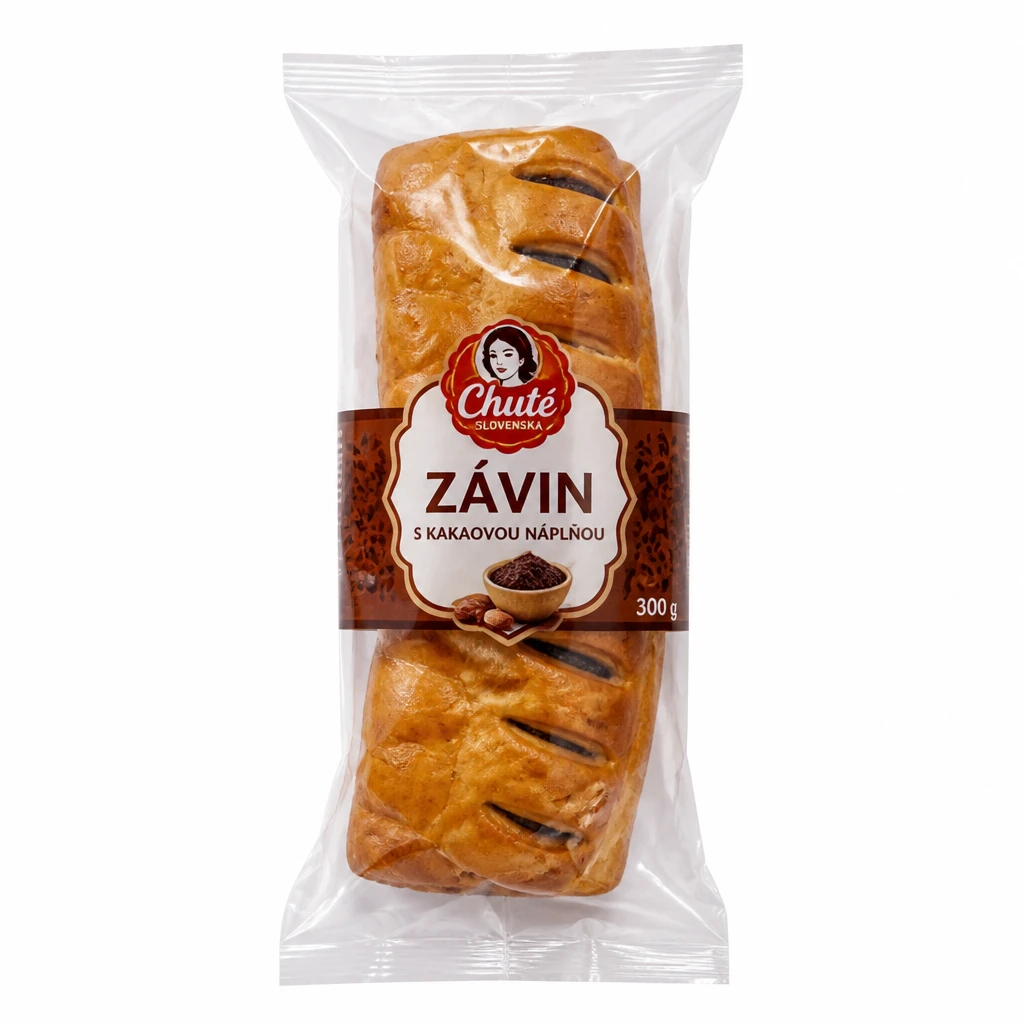 CHUTE SLOV.ZÁVIN S KAKAO. NÁPLŇOU 300G