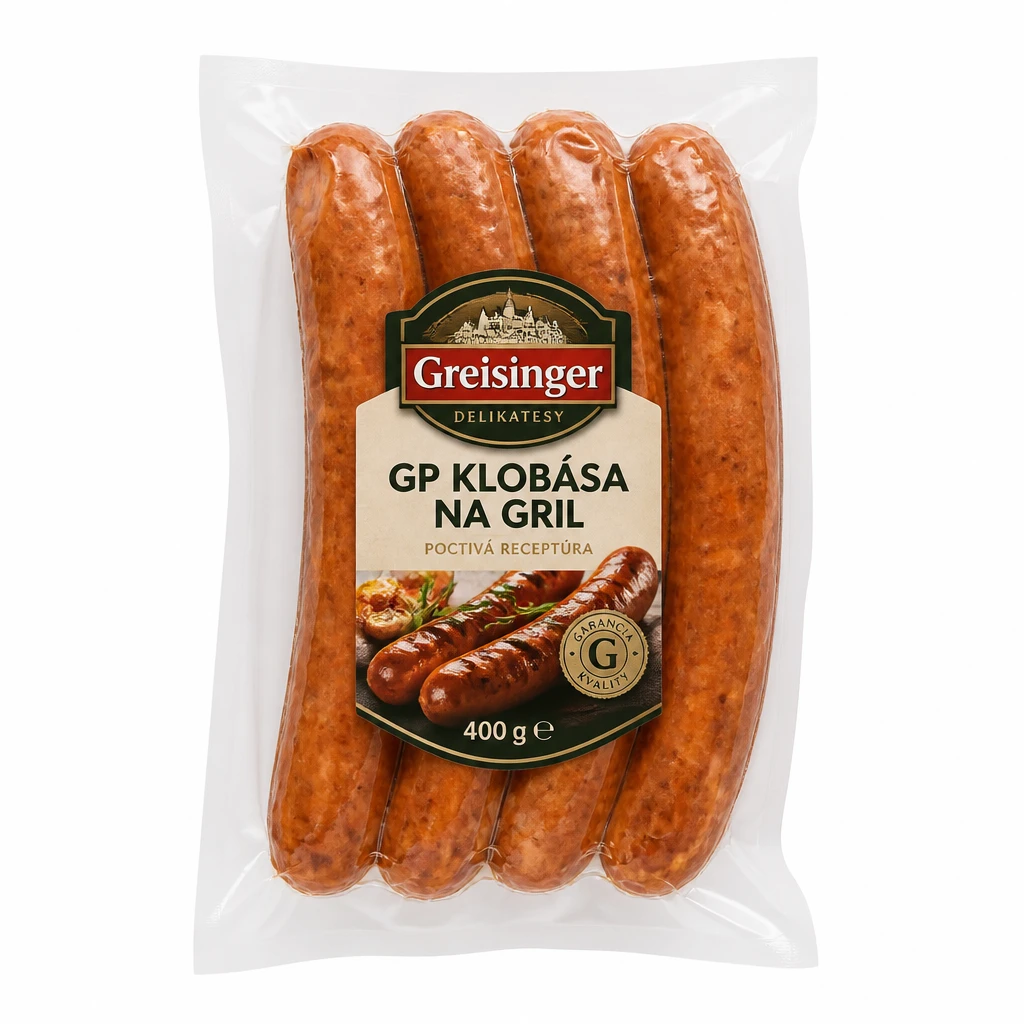GP KLOBÁSA NA GRIL. 400G GREISINGER