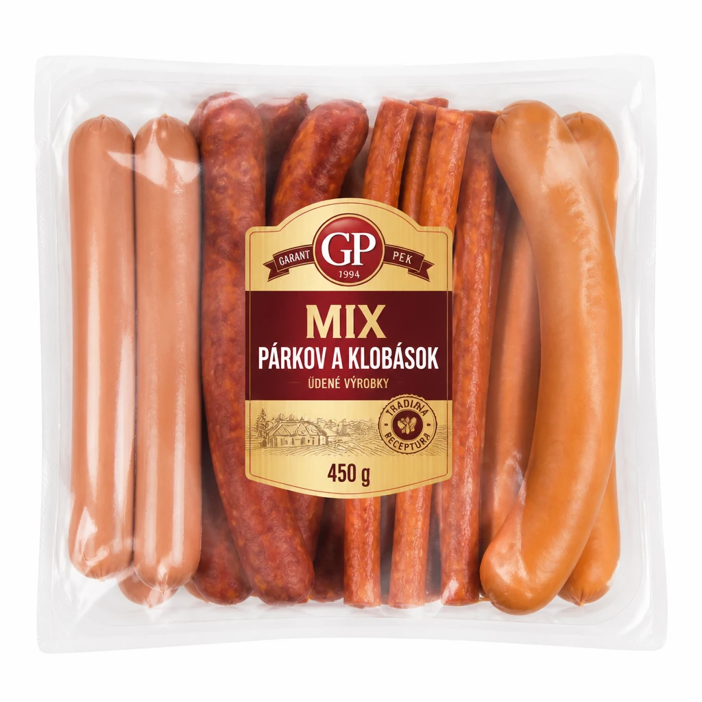 GP MIX PÁRKOV A KLOBÁSOK 450G G