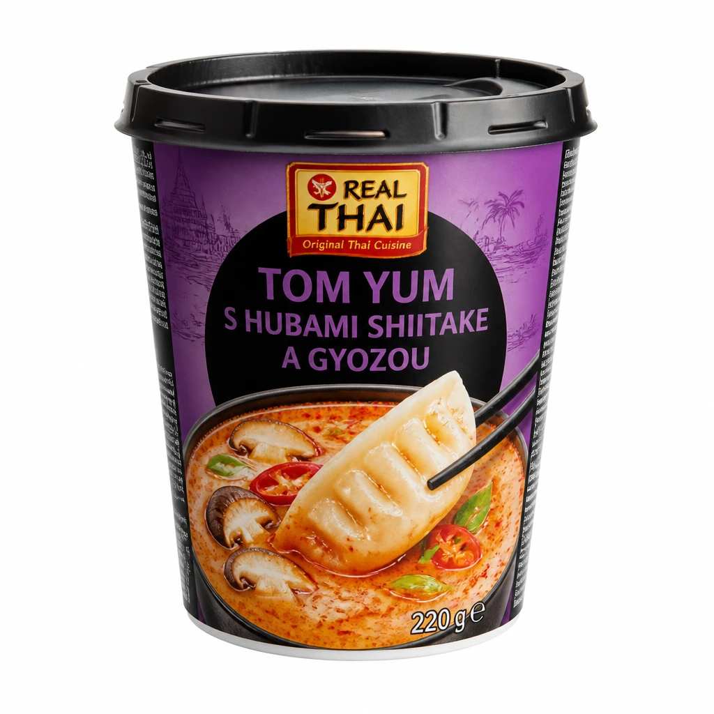 TOM YUM S HUBAMI SHIITAKE A GYOZOU 220G