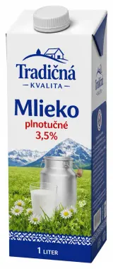 Tradičná kvalita Mlieko plnotučné 3,5%