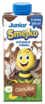 Junior Smejko ochutené mlieko 2 druhy