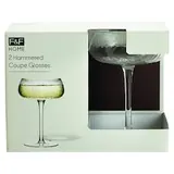 F&F Home Hammered Coupe pohár 250 ml 2 ks