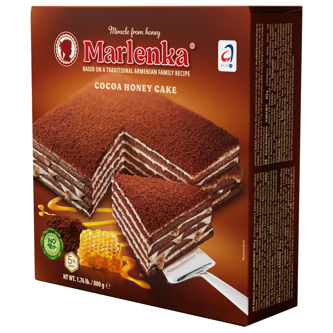 MARLENKA ČOKOLÁDOVÁ TORTA 800G