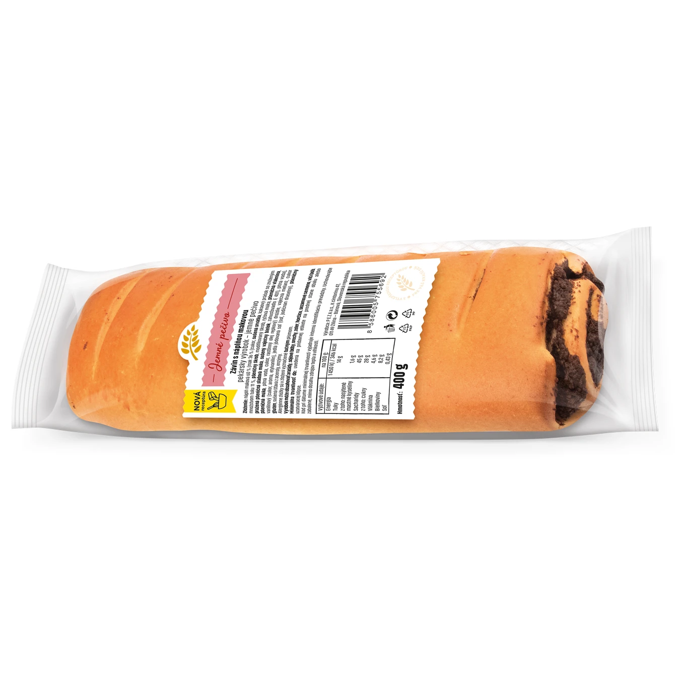 ZÁVIN S NÁPLŇOU MAKOVOU 400G PENAM