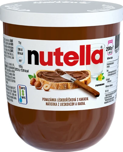 NUTELLA NÁTIERKA Z LIESK.A KAKAA 200G