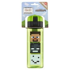 Stor Minecraft štvorcová fľaša s bezpečnostným zámkom