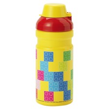 Lego Brick Pattern Red/Yellow fľaša na pitie 390 ml