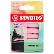 Stabilo Boss Mini Pastel sada zvýrazňovačov 3 ks