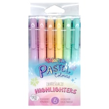 Colorino Pastel Colours pastelové zvýrazňovače 6 ks
