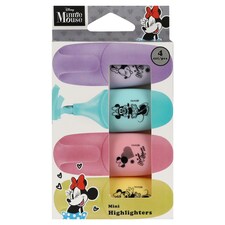 Disney Minnie Mouse Mini zvýrazňovače 4 ks