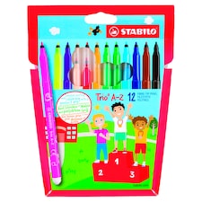 Stabilo Trio A-Z Fibre-Tip fixky 12 ks