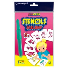 Centropen Air Pens šablóny pre fúkacie fixky 8 ks