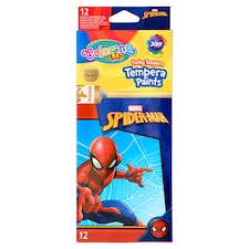 Colorino Kids Marvel Spider-Man temperové farby 12 x 12 ml