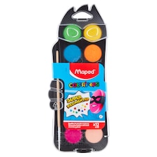 Maped Color'Peps paleta vodových farieb so štetcom 12 ks