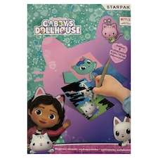 Starpak Gabby's Dollhouse kreatívna sada na odkrývanie obrázkov