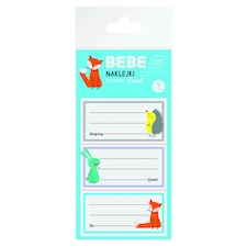 Bebe Kids Pastel samolepky na zošit 9 ks