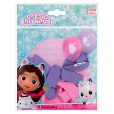 Decorata Party Dreamworks Gabby's Dollhouse balóny 8 ks