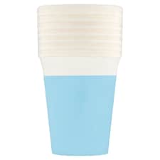 Decorata Party Modrý papierový pohár 200 ml 8 ks