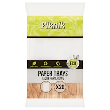 Piknik Papierové tácky 20 ks