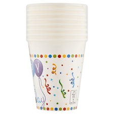 Decorata Party Papierový pohár 200 ml 8 ks