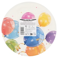 Kokliko Papierové taniere 23 cm 8 ks