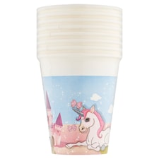 Decorata Party Unicorn papierový pohár 200 ml 8 ks