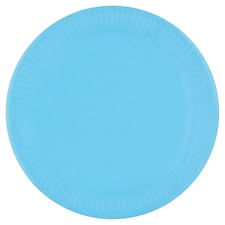 Decorata Party Modré papierové taniere 23 cm 8 ks