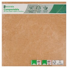Decorata Servítky 3-vrstvové 33 x 33 cm 20 ks