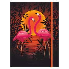 Dosky na zošity 3D A4 flamingo