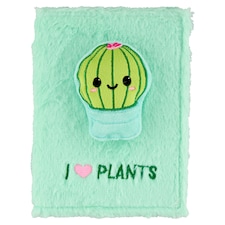 I Love Plants zápisník so zamatovým obalom 64 listov