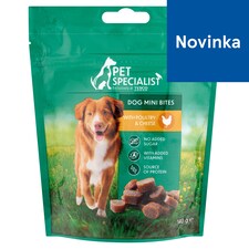 Pet Specialist Mini kúsky s hydinou a syrom 140 g